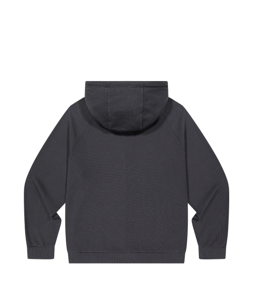 ILLIGO（イリゴ）の「オーナメントワッフルフードジップアップ チャコール（パーカー・レディース・その他・SMALL/MEDIUM）」の5枚目の写真