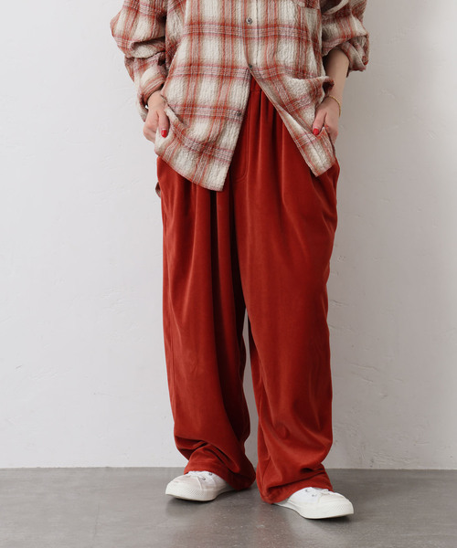 ベロア イージーパンツ（その他パンツ）｜JOURNAL STANDARD LUXE