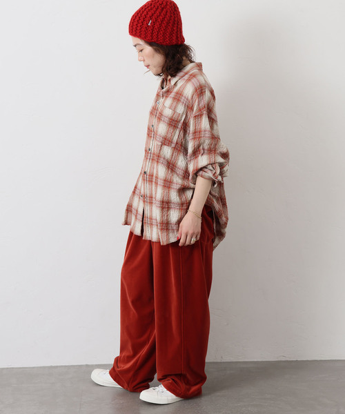 JOURNAL STANDARD LUXE(ジャーナルスタンダード ラックス)の「ベロア イージーパンツ(その他パンツ・レディース・レンガ/ベージュ/ブラック・FREE)」の17枚目の写真