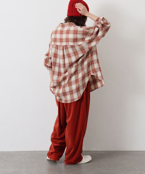 JOURNAL STANDARD LUXE(ジャーナルスタンダード ラックス)の「ベロア イージーパンツ(その他パンツ・レディース・レンガ/ベージュ/ブラック・FREE)」の18枚目の写真