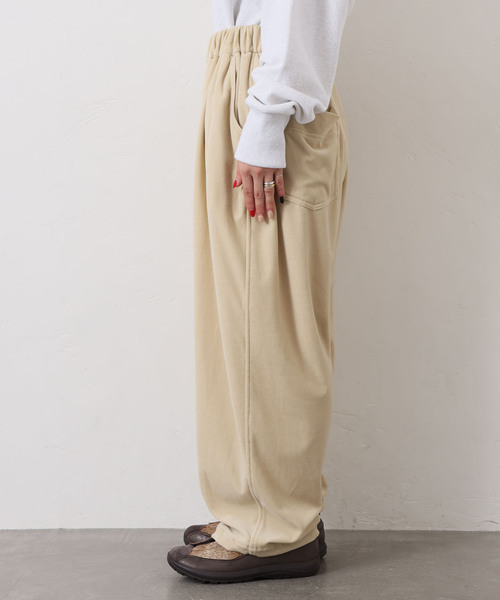 JOURNAL STANDARD LUXE(ジャーナルスタンダード ラックス)の「ベロア イージーパンツ(その他パンツ・レディース・レンガ/ベージュ/ブラック・FREE)」の20枚目の写真