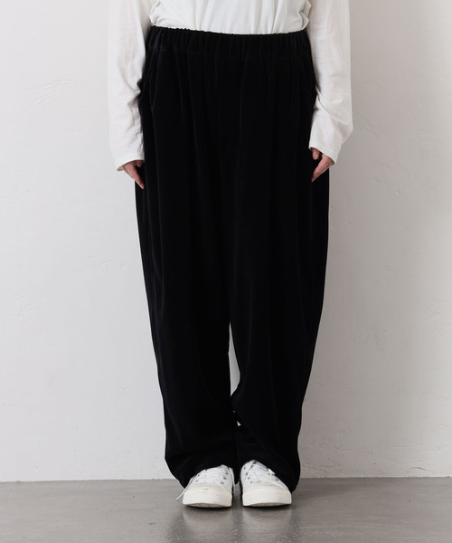 JOURNAL STANDARD LUXE(ジャーナルスタンダード ラックス)の「ベロア イージーパンツ(その他パンツ・レディース・レンガ/ベージュ/ブラック・FREE)」の8枚目の写真