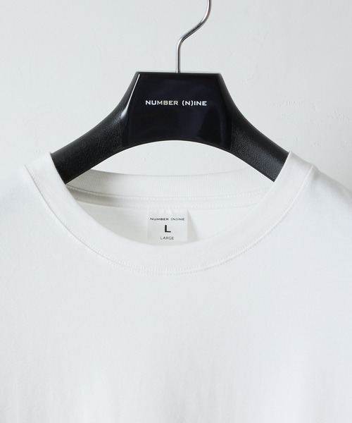 NUMBER (N)INE(ナンバーナイン)の「HAND PAINTED BASIC HEM PRINTED L/S T-SHIRT / ハンドペイント ベーシック ワンポイント ロゴプリント ロンT(Tシャツ/カットソー・メンズ・ホワイト系その他2/ブラック系その他2/グレー系その他2/ホワイト/ブラック/グレー・M/L/XL)」の13枚目の写真