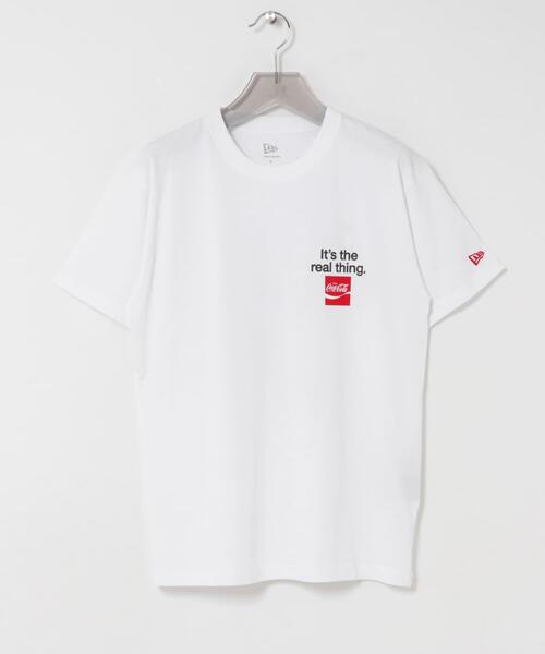 NEW ERA(ニューエラ)の「New Era SHORT-SLEEVE COTTON T-SHIRTS COLA BY KAWAMURA ITRT WHI(Tシャツ/カットソー・メンズ・ホワイト・MEDIUM/X-LARGE/LARGE)」の1枚目の写真