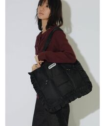 :ETHROF（イーサオブ）の「NYLON FRILL TOTE BAG（トートバッグ）」