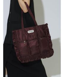 :ETHROF（イーサオブ）の「NYLON FRILL TOTE BAG（トートバッグ）」