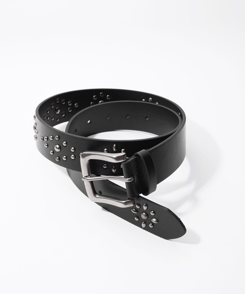 RAGEBLUE(レイジブルー)の「ANTIQUE STUDDED BELT/アンティークスタッズベルト(ベルト・メンズ・ブラック/ダークブラウン・FREE)」の11枚目の写真