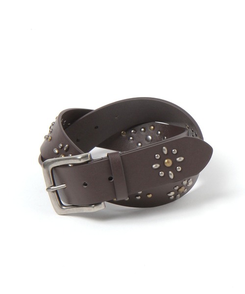 RAGEBLUE(レイジブルー)の「ANTIQUE STUDDED BELT/アンティークスタッズベルト(ベルト・メンズ・ブラック/ダークブラウン・FREE)」の14枚目の写真