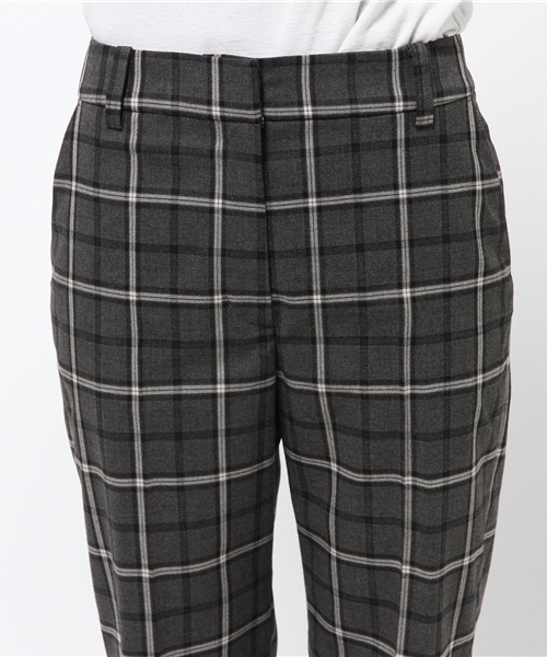 N.（N. Natural Beauty Basic）（エヌエヌナチュラルビューティーベーシック）の「先染めチェックストレッチパンツ（その他パンツ・レディース・ベージュ系その他/グレー系その他・MEDIUM/SMALL）」の15枚目の写真