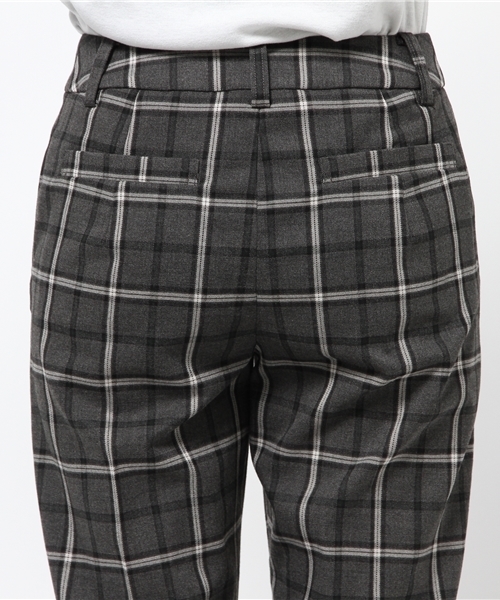 N.（N. Natural Beauty Basic）（エヌエヌナチュラルビューティーベーシック）の「先染めチェックストレッチパンツ（その他パンツ・レディース・ベージュ系その他/グレー系その他・MEDIUM/SMALL）」の16枚目の写真