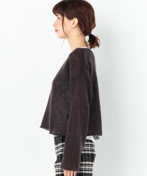 Another Edition(アナザーエディション)の「天竺プルオーバー2/AEMFC W/Ny テンジク PO Ⅱ◆(ニット/セーター・レディース・ライトグレー/ダークグレー/ライトピンク/ライトブルー・FREE)」の7枚目の写真