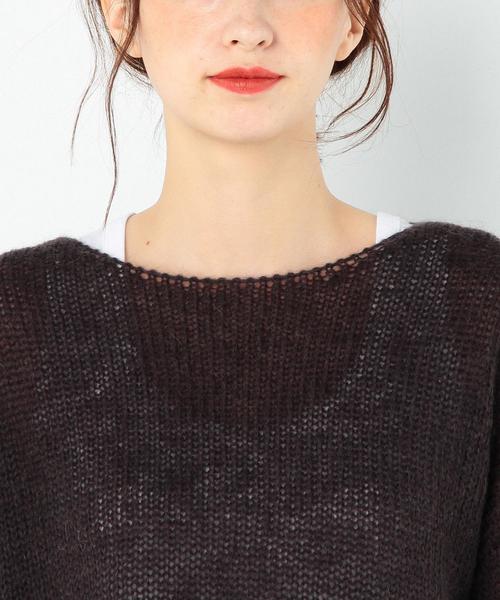 Another Edition(アナザーエディション)の「天竺プルオーバー2/AEMFC W/Ny テンジク PO Ⅱ◆(ニット/セーター・レディース・ライトグレー/ダークグレー/ライトピンク/ライトブルー・FREE)」の15枚目の写真