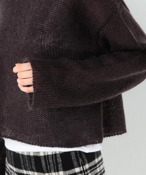 Another Edition(アナザーエディション)の「天竺プルオーバー2/AEMFC W/Ny テンジク PO Ⅱ◆(ニット/セーター・レディース・ライトグレー/ダークグレー/ライトピンク/ライトブルー・FREE)」の16枚目の写真