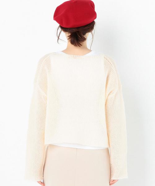 Another Edition(アナザーエディション)の「天竺プルオーバー2/AEMFC W/Ny テンジク PO Ⅱ◆(ニット/セーター・レディース・ライトグレー/ダークグレー/ライトピンク/ライトブルー・FREE)」の10枚目の写真