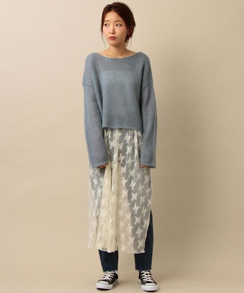 Another Edition(アナザーエディション)の「天竺プルオーバー2/AEMFC W/Ny テンジク PO Ⅱ◆(ニット/セーター・レディース・ライトグレー/ダークグレー/ライトピンク/ライトブルー・FREE)」の22枚目の写真