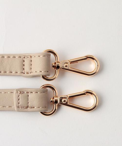 BEAUTY&YOUTH UNITED ARROWS（ビューティーアンドユースユナイテッドアローズ）の「BY メタルハンドル バケットバッグ -2WAY- ◆（ハンドバッグ・レディース・ブラック/ベージュ・FREE）」の7枚目の写真