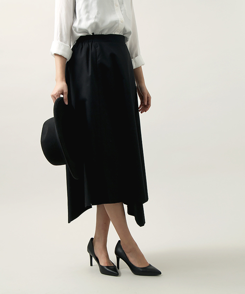 WEGO（ウィゴー）の「WEGO/イレヘムミドルスカート（スカート・レディース・ブラック/その他1・FREE）」の5枚目の写真