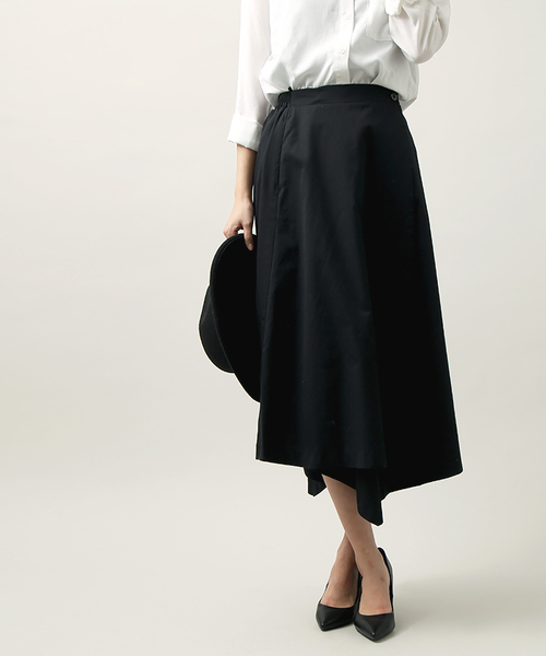 WEGO（ウィゴー）の「WEGO/イレヘムミドルスカート（スカート・レディース・ブラック/その他1・FREE）」の6枚目の写真