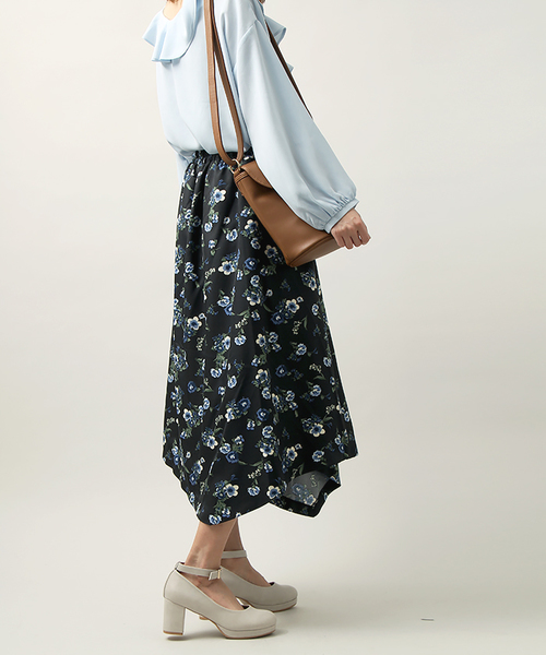 WEGO（ウィゴー）の「WEGO/イレヘムミドルスカート（スカート・レディース・ブラック/その他1・FREE）」の7枚目の写真