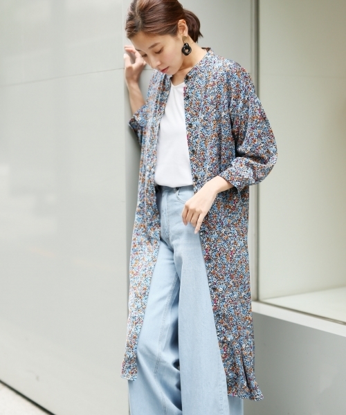 パラスパレス　シャツコート　シャツワンピース 16／－ID平織 シャツワンピース