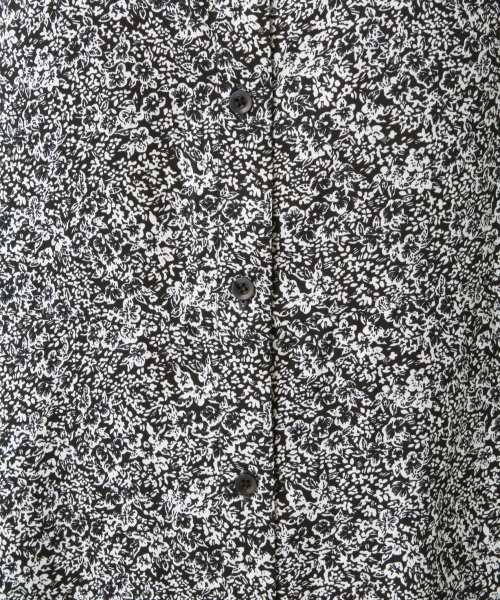 LEPSIM（レプシィム）の「ハナガラロングワンピースコート　748148（シャツワンピース・レディース・ブラック/ネイビー/ブルー・MEDIUM/LARGE）」の11枚目の写真