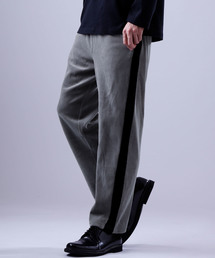 MONO-MART | シルキーベロアテーパードラインパンツ/2017AW(その他パンツ)