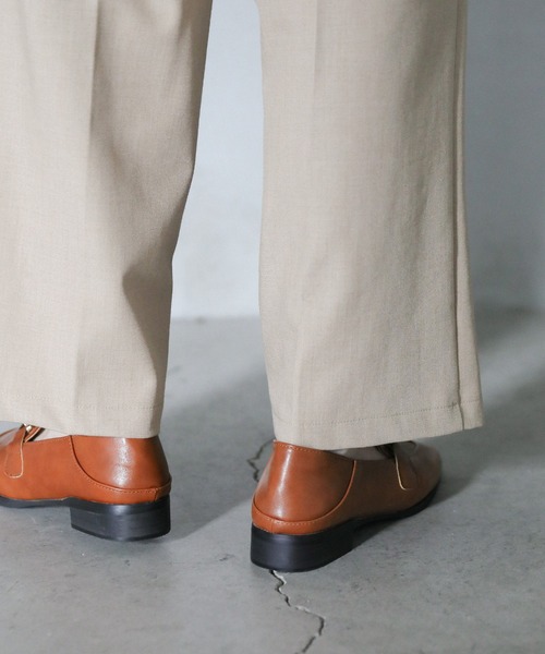 select MOCA（セレクトモカ）の「柔らかく履きやすいフェイクレザーゴールドビット付きローファー（ローファー・レディース・キャメル/ブラック/ブラウン・37inch/38inch/39inch）」の18枚目の写真