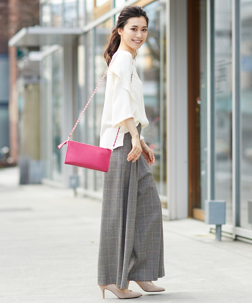 RIVE DROITE（リヴドロワ）の「MINIショルダーBAG（ショルダーバッグ・レディース・ダークグリーン/ピンク・FREE）」の6枚目の写真