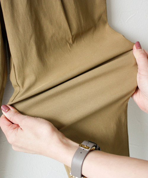 Social GIRL（ソーシャルガール）の「2タック ストレッチ テーパードパンツ イージーパンツ（その他パンツ・レディース・カーキ/ネイビー/ベージュ/ブラック/マスタード/テラコッタ/ボルドー/レッド系その他/ベージュ系その他/ウィート/ダークカーキ/ブルー系その他/ホワイト/グレイッシュベージュ・LL/3L/L/XS/M/S/4L）」の15枚目の写真