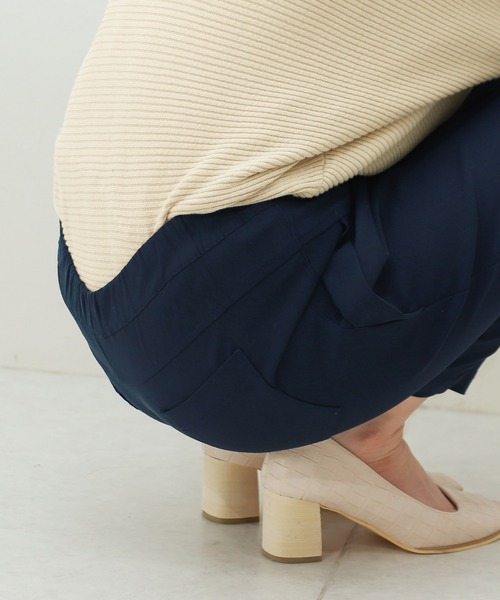 Social GIRL（ソーシャルガール）の「2タック ストレッチ テーパードパンツ イージーパンツ（その他パンツ・レディース・カーキ/ネイビー/ベージュ/ブラック/マスタード/テラコッタ/ボルドー/レッド系その他/ベージュ系その他/ウィート/ダークカーキ/ブルー系その他/ホワイト/グレイッシュベージュ・LL/3L/L/XS/M/S/4L）」の20枚目の写真