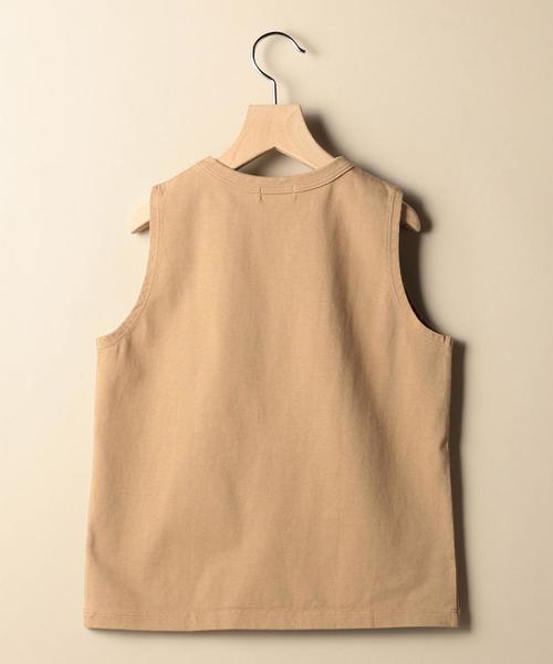 BEAUTY&YOUTH UNITED ARROWS（ビューティーアンドユースユナイテッドアローズ）の「BY∴ コットンノースリーブトップス о（Tシャツ/カットソー・レディース・ベージュ/ケリー/ブラック/ホワイト・FREE）」の7枚目の写真