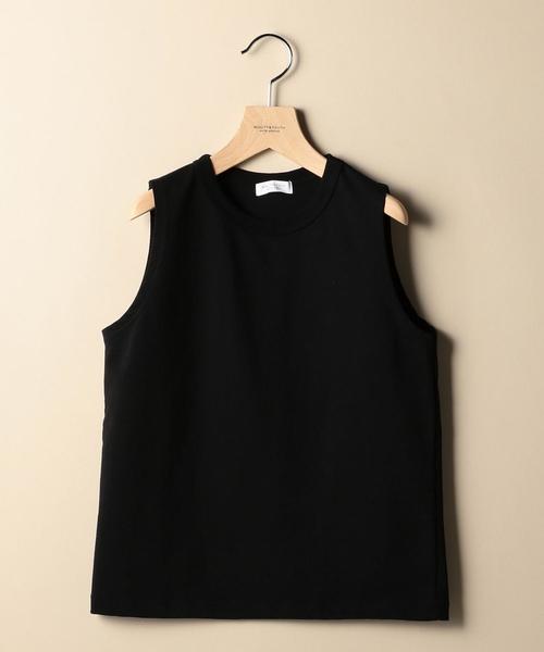 BEAUTY&YOUTH UNITED ARROWS（ビューティーアンドユースユナイテッドアローズ）の「BY∴ コットンノースリーブトップス о（Tシャツ/カットソー・レディース・ベージュ/ケリー/ブラック/ホワイト・FREE）」の5枚目の写真