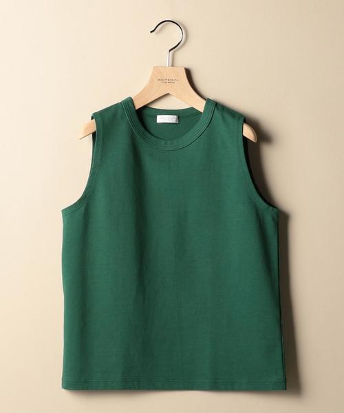 BEAUTY&YOUTH UNITED ARROWS（ビューティーアンドユースユナイテッドアローズ）の「BY∴ コットンノースリーブトップス о（Tシャツ/カットソー・レディース・ベージュ/ケリー/ブラック/ホワイト・FREE）」の16枚目の写真