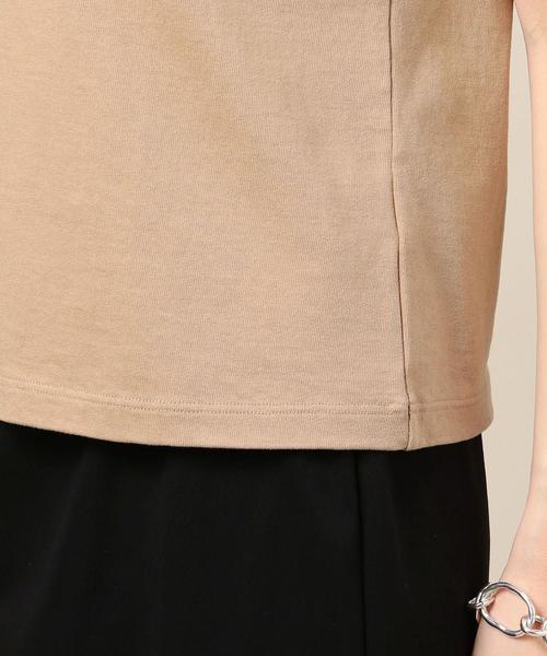 BEAUTY&YOUTH UNITED ARROWS（ビューティーアンドユースユナイテッドアローズ）の「BY∴ コットンノースリーブトップス о（Tシャツ/カットソー・レディース・ベージュ/ケリー/ブラック/ホワイト・FREE）」の9枚目の写真