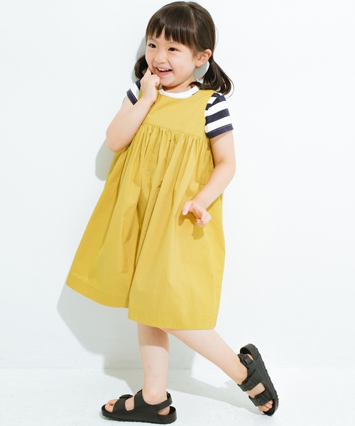 ワンピースａｎｎｃｏｃｏ ｆｏｒ ｈａｃｏ こどもギャザーワンピース ワンピース Haco ハコ のファッション