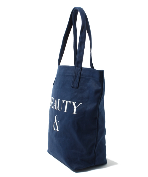 BEAUTY&YOUTH UNITED ARROWS（ビューティーアンドユースユナイテッドアローズ）の「BY スーベニア トートバッグ M◆（トートバッグ・メンズ・ホワイト/ネイビー/ブラック・フリー）」の5枚目の写真