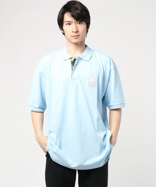 A BATHING APE（アベイシングエイプ）の「RELAXED LARGE APE HEAD POLO