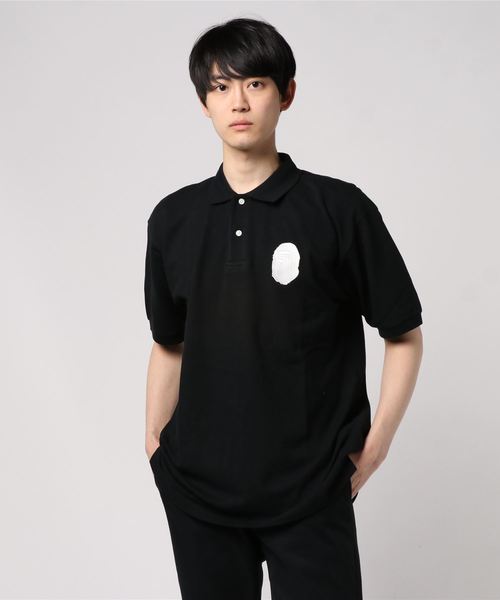 A BATHING APE（アベイシングエイプ）の「RELAXED LARGE APE HEAD POLO