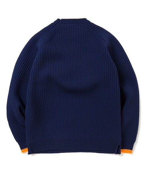 rehacer（レアセル）の「rehacer : Flix Ridge Crew Knit（ニット/セーター・レディース・ブラック/ネイビー/マスタード・SMALL）」の19枚目の写真