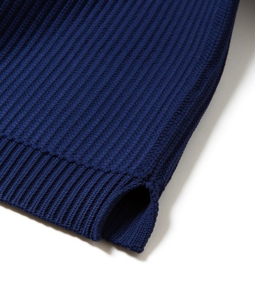 rehacer（レアセル）の「rehacer : Flix Ridge Crew Knit（ニット/セーター・レディース・ブラック/ネイビー/マスタード・SMALL）」の22枚目の写真
