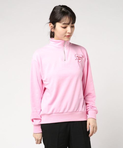 WC（ダブル シー）の「WC/ハートZIPスウェット（スウェット・レディース・ブラック/ライトピンク/ライトパープル・FREE）」の6枚目の写真