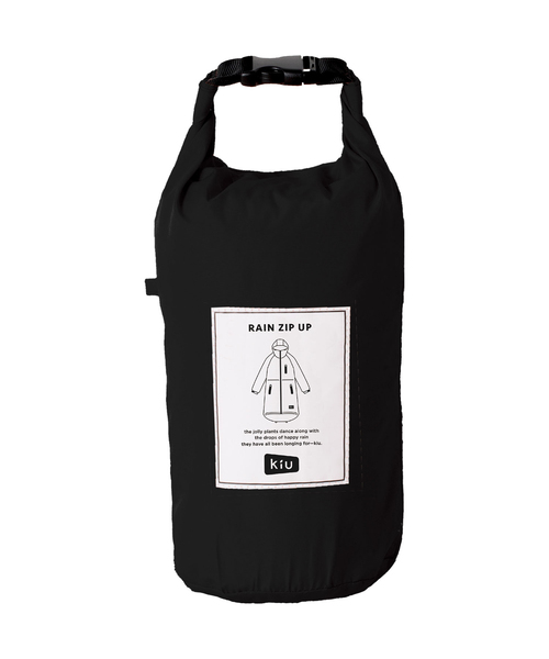 KiU（キウ）の「キウレインジップアップ（レインコート/ポンチョ・メンズ・ブラック/ネイビー/オフホワイト/ピンク/カーキ/パープル/ベージュ/ライトグレー・FREE）」の18枚目の写真