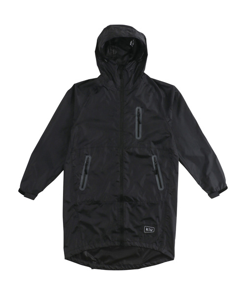 KiU（キウ）の「キウレインジップアップ（レインコート/ポンチョ・メンズ・ブラック/ネイビー/オフホワイト/ピンク/カーキ/パープル/ベージュ/ライトグレー・FREE）」の16枚目の写真