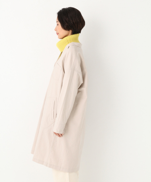 GLOBAL WORK(グローバルワーク)の「リネンショップコート/819662(その他アウター・レディース・ライトベージュ/カーキ・MEDIUM/LARGE)」の3枚目の写真