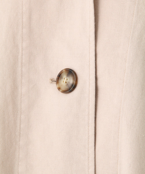 GLOBAL WORK(グローバルワーク)の「リネンショップコート/819662(その他アウター・レディース・ライトベージュ/カーキ・MEDIUM/LARGE)」の17枚目の写真