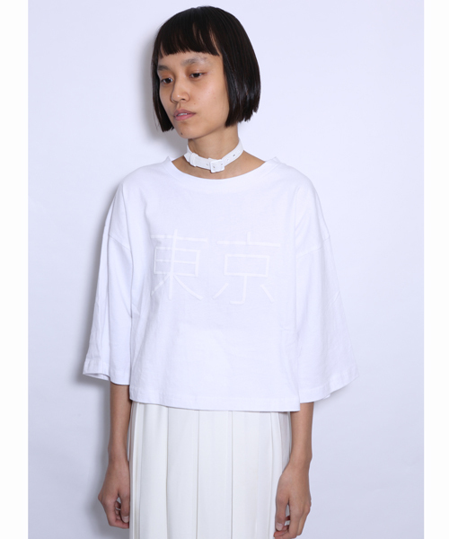 i(アイ)の「東京T(Tシャツ/カットソー・レディース・ホワイト/ブラック・フリ-)」の3枚目の写真