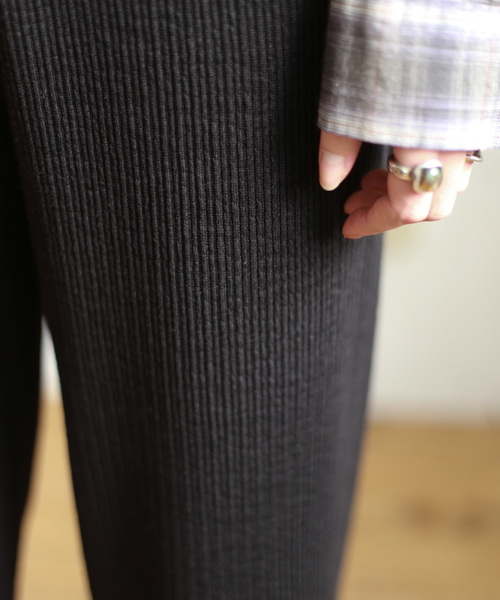 Auntie Rosa（アンティローザ）の「【Auntie Rosa】ロングワイドリブパンツ（その他パンツ・レディース・ナチュラル/モカ/ブラック・FREE）」の20枚目の写真