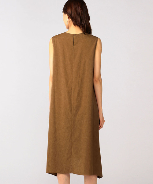 A/C DESIGN BY ALPHA CUBIC(エーシーデザインバイアルファキュービック)の「◇カタログ掲載◇麻混イレヘムワンピース(ワンピース・レディース・モカ/ネイビー/グリーン・11号/9号)」の6枚目の写真