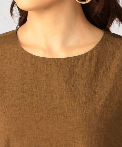 A/C DESIGN BY ALPHA CUBIC(エーシーデザインバイアルファキュービック)の「◇カタログ掲載◇麻混イレヘムワンピース(ワンピース・レディース・モカ/ネイビー/グリーン・11号/9号)」の7枚目の写真