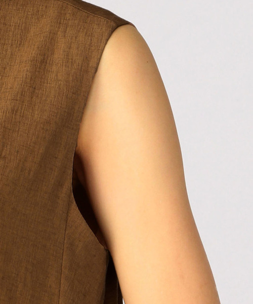 A/C DESIGN BY ALPHA CUBIC(エーシーデザインバイアルファキュービック)の「◇カタログ掲載◇麻混イレヘムワンピース(ワンピース・レディース・モカ/ネイビー/グリーン・11号/9号)」の9枚目の写真